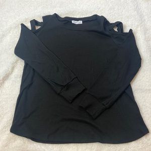First love waffle knit top, size Med